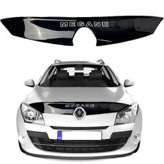 Купить Дефлектор капота мухобойка Renault Megane III 2008-2014 Voron Glass 58915 Дефлекторы капота Renault