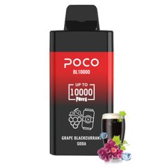 Купить Poco Premium BL10000pf 20ml Grape Blackcurrant Soda Виноград Смородина Газировка 67145 Одноразовые POD системы
