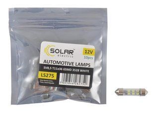Купити Світлодіод 12V 36mm T11 6SMD 3528 білий 10шт 26037
