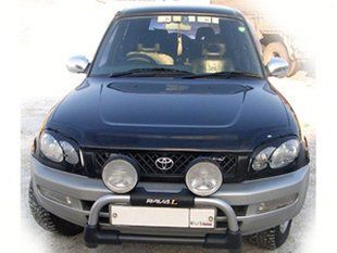 Купити Дефлектор капоту мухобійка Toyota RAV-4 1996-2000 Темний (SXV10) 7503 Дефлектори капота Toyota