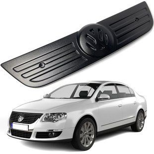 Купить Зимняя накладка на решетку радиатора Volkswagen Passat B6 2006- FLY Матовая 8840 Зимние накладки на решетку радиатора