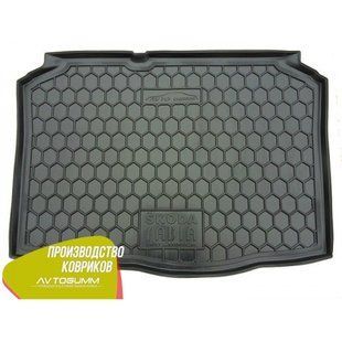 Купить Автомобильный коврик в багажник Skoda Fabia 2000- Hatchback Avto-Gumm 27763 Коврики для Skoda