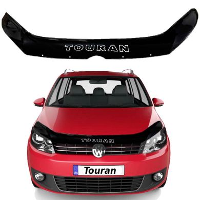 Купить Дефлектор капота мухобойка Volkswagen Touran II 2010-2015 Voron Glass 63263 Дефлекторы капота Volkswagen