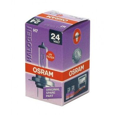 Купити Автолампа галогенна Osram Original Line 24V H7 70W 1 шт (64215) 38386 Галогенові лампи Osram