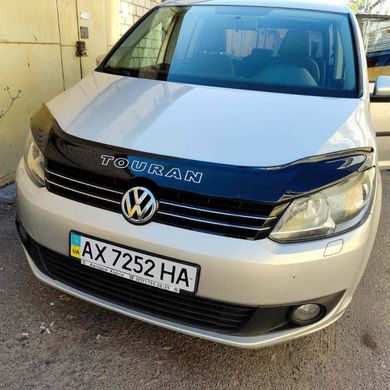 Купить Дефлектор капота мухобойка Volkswagen Touran II 2010-2015 Voron Glass 63263 Дефлекторы капота Volkswagen