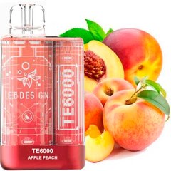 Купити Преміум TE 6000 Flavors Apple Peach Яблуко Персик 66458 Одноразові POD системи