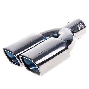 Купити Насадка на глушник Elegant Подвійна Прямокутна &Oslash; 63 х 245 мм Хром (EL 106 051) 66852 Насадки на глушник