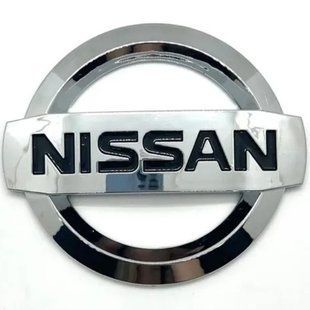 Купить Эмблема решетки задняя для Nissan Хром 128х108 мм Пластикна скотче (Завод) 88373 Эмблемы на иномарки