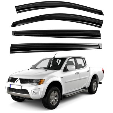 Купить Дефлекторы окон ветровики Mitsubishi L200 Triton 2008-2015 Скотч 3M SunPlex (SP-S-68) 63281 Дефлекторы окон Mitsubishi