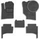 Купить Ворсовые коврики для Volkswagen Touareg I 2002-2010 с подпятником Серые 5 шт (Carrera) 81475 Коврики для Volkswagen