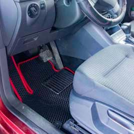 Купить Водительский коврик EVA для Volkswagen Golf V plus 2005- с подпятником 1 шт 64671 Коврики для Volkswagen