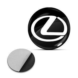 Купить Наклейка с логотипом Lexus для автоключей d=15 мм Пластиковая объемная (Завод) 89353 Наклейки на автомобиль