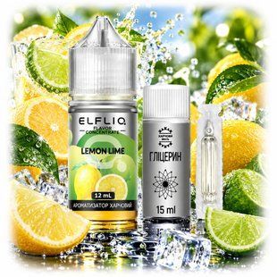 Купити ЕІf Lіq Aroma 30 ml Lemon Lime Лимон Лайм (Самозаміс 3в1) 110889 Рідини від EL