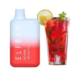 Купить ЕІf Ваг BC4000 POD 5% Оригинал Red Mojito Красный Мохито (Подзаряжаемый) 44668 Одноразовые системы