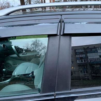 Купити Дефлектори вікон вітровики Nissan Qashqai 2007-2014 скотч SunPlex (SP-S-76) 63282 Дефлектори вікон Nissan
