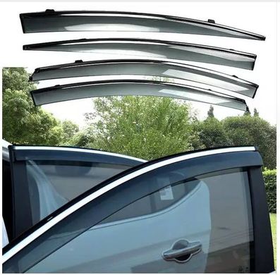 Купити Дефлектори вікон вітровики Benke для Toyota Camry 50 / 55 2011-2018 (Гнучкі Premium) 33486 Дефлектори вікон Toyota