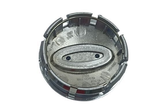 Купить Колпак колеса Ford серебристый 66 мм пластик 1 шт OEM BB531A096RA (колпачок, заглушка диска) 94759 Колпачки на титаны