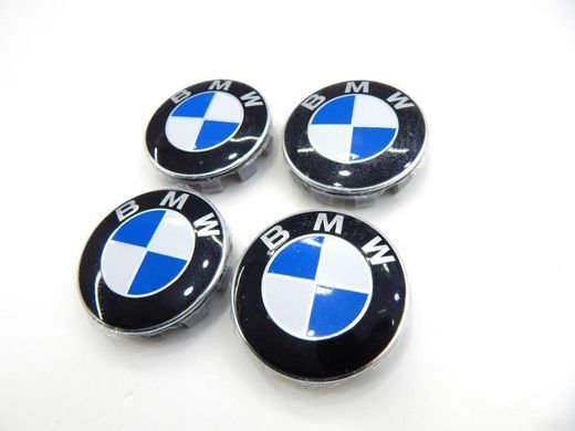 Купити Емблеми коліс Bmw 68 мм 4 шт Оригінал 36136783536 90057 Ковпачки на титани