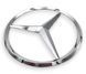 Купить Эмблема Mercedes-Benz Хром Пластик D89 мм на двухстороннем скотче 17853 88519 Эмблемы на иномарки - 1 фото из 4