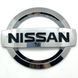 Купить Эмблема решетки задняя для Nissan Хром 160 мм Пластикна скотче (Завод) 88374 Эмблемы на иномарки