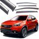 Купити Дефлектори вікон вітровики Benke для Chery Tiggo 7 2017- Молдинг Нержавіюча сталь 3D (YTG71723-W/S (146-147) 91500 Дефлектори вікон Chery - 1 фото из 6