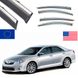 Купить Дефлекторы окон ветровики Benke для Toyota Camry 50 / 55 2011-2018 (Гибкие Premium) 33486 Дефлекторы окон Toyota - 1 фото из 6