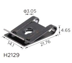 Купити Скоба під гвинт L-21, 76x14, 1 D=3 Ford, Chevrolet, Ford (9431530, 9424837, 381818S2)H2129) 73849 Скоба Шайба Металева