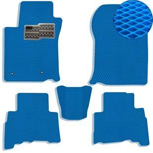 Купити Килимки в салон EVA для Toyota Prado 150 2010-2021 (Металевий підп'ятник) Сині 5 шт 63548 Килимки для Toyota