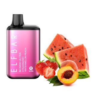 Купить ЕІf Ваг BC5000 Ultra POD 5% Strawberry Watermelon Peach Клубника Арбуз Персик (Подзаряжаемый) 65694 Одноразовые системы