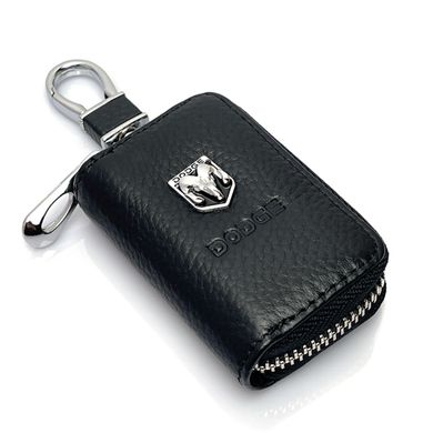 Купить Ключница автомобильная для ключей с логотипом Dodge (Тисненая кожа) 39732 Чехлы для автоключей