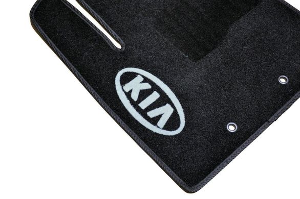 Купить Коврики в салон ворсовые для Kia Sorento 2012-2015 5 мест Черные 5 шт 33316 Коврики для KIA