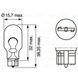 Купить Автолампа Двухконтактная бесцокольная Narva W16W 12V 1 шт (17631) 71315 Автолампы габаритные - Подсветка салона - Приборов - 2 фото из 2