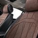 Купити Накидки для передніх сидінь Алькантара Elegant ANCONA Коричневі Передні 2 шт (700 805) 80332 Накидки для сидінь Premium (Алькантара) - 3 фото из 4