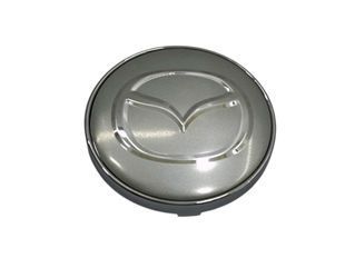 Купити Ковпак колеса Mazda сріблястий 60 мм пластик метал 1 шт (ковпачок диска) 94659 Ковпачки на титани