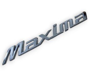 Купити Емблема напис Maxima для Nissan 201х26 мм (на скотчі) 84894-3Y900 90115 Емблема напис на іномарки