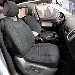 Купить Автомобильные чехлы для сидений Cayman Stell Model S комплект Серые 34047 Майки для сидений закрытые