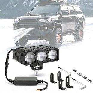 Купити LED Фара Світлодіодні три лінзи 85W 8500Lm 6500K / 3200K DC9-30V IP66 (E06L) 1шт 101107 Мигалки - Стробоскопи