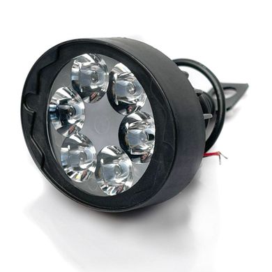 Купити Додаткова LED фара 10W (1.5W*6) 10-60V 65x50x35 мм Дальній 104-10W 2 шт 8514 LED Фари Пластиковий корпус