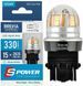 Купить LED автолампа Brevia Spower 12/24V P27/7W 6x2835SMD 330Lm 6000K CANbus W2,5x16d 2 шт (10239X2) 40183 Светодиоды - Brevia - 1 фото из 5