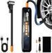 Купити Автомобільний компресор Бездротовий Force PLUS Повербанк 12V 6000 mAh 10Атм 4-режиму LED USB 5V-2.4A (EL100 015) 87033 Електричні автомобільні компресори - 1 фото из 5