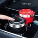 Купити Попільничка автомобільна Ashtray з підсвічуванням Чаша Метал (Натискна Кришка) 67089 Підставки під окуляри Попільниці Підстаканники Блокнот - 6 фото из 6