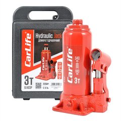 Купити Домкрат гідравлічний пляшковий CarLife 3 т 180-340 мм у Кейсі (BJ403P) 25611 Домкрати пляшкові