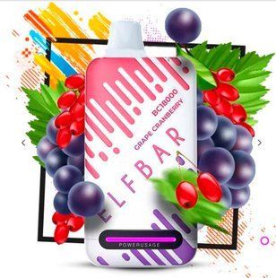 Купити ЕІf Ваг BC 18000 25ml Grape Cranberry (Виноград Ожина) Два режима 67609 Одноразові системи