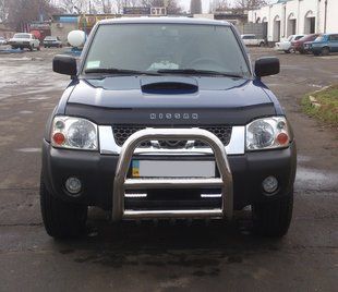 Купить Дефлектор капота мухобойка Nissan NP 300 2008- 2566 Дефлекторы капота Nissan