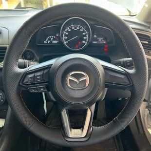 Купить Чехол Оплетка Руля для Mazda CX-5 2017-2020 Кожа (Модельная Выкройка) 101027 Оплетки на Руль