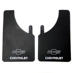 Купити Бризковики універсальні Chevrolet 385 x 240 мм Speed Master 2 шт 23474 Бризковики універсальні з логотипом моделей