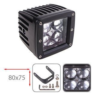 Купить LED Дополнительная Фара 80x75x60 мм SPORT (4ledx3w) 6000К 9-36V (K1212-4D S) 65877 Дополнительные LЕD фары