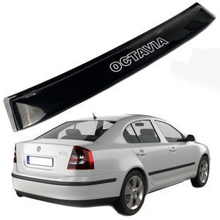 Купити Cпойлер заднього скла козирок для Skoda Octavia A5 Liftback 2004-2013 Voron Glass 57587 Спойлери на заднє скло