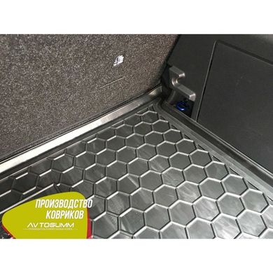Купити Автомобільний килимок в багажник Skoda Fabia 3 2015 - Універсальний / Гумовий (Avto-Gumm) 27768 Килимки для Skoda