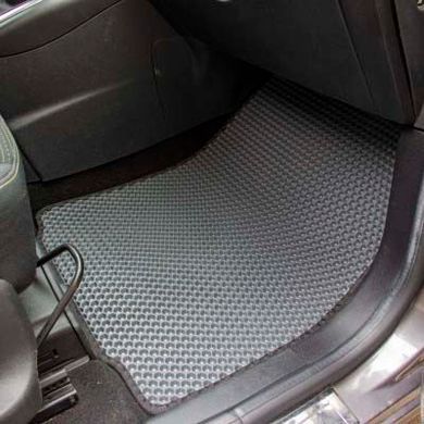 Купить Коврики в салон EVA для Renault Scenic / Grand Scenic III 2009- с подпятником Черные-Красный кант 5 шт 67553 Коврики для Renault